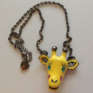 Betsey Johnson giraffe necklace